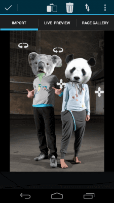Скриншот приложения Rage Face Photo - №4