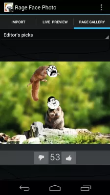 Скриншот приложения Rage Face Photo - №5