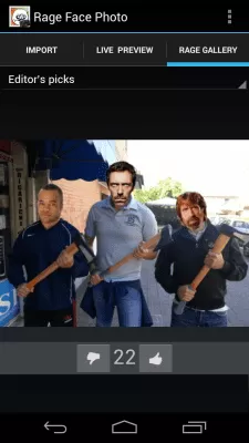 Скриншот приложения Rage Face Photo - №7