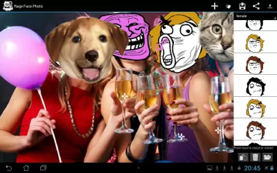 Скриншот приложения Rage Face Photo - №8