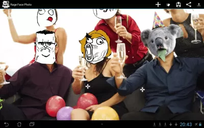 Скриншот приложения Rage Face Photo - №9