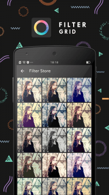 Скриншот приложения FilterGrid - Photo Editor - №3