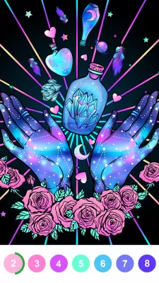 Скриншот приложения Раскраски по номерам. Бесплатная игра-головоломка - №5