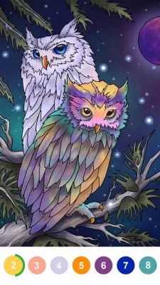 Скриншот приложения Раскраски по номерам. Бесплатная игра-головоломка - №6