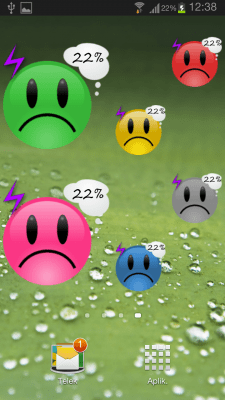 Скриншот приложения Смайлах батареи Pro Виджет - №6