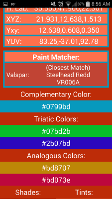 Скриншот приложения Color Capture & Identifier - №2