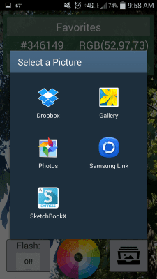 Скриншот приложения Color Capture & Identifier - №5