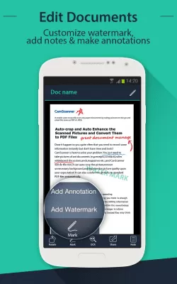 Скриншот приложения CamScanner HD - сканер, факс - №3