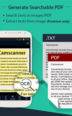Скриншот приложения CamScanner HD - сканер, факс - №4