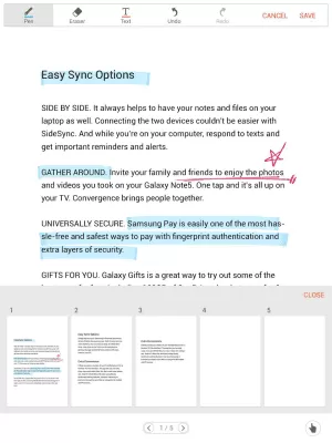 Скриншот приложения Samsung Write on PDF - №5