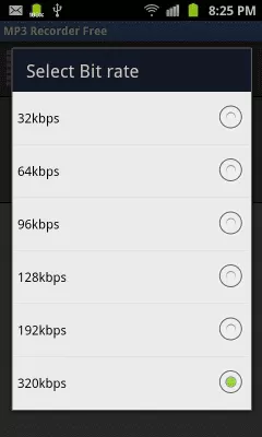 Скриншот приложения MP3 диктофон Lite - №3