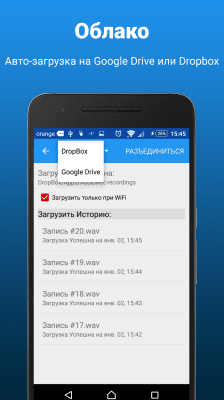 Скриншот приложения AudioRec - Диктофон - №7