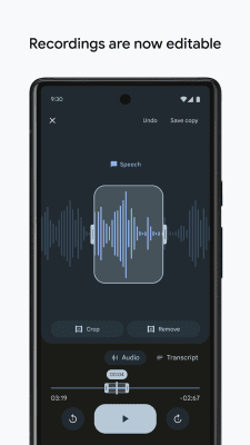 Скриншот приложения Google Диктофон - №4