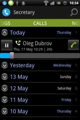Скриншот приложения Виртуальный Секретарь - №3