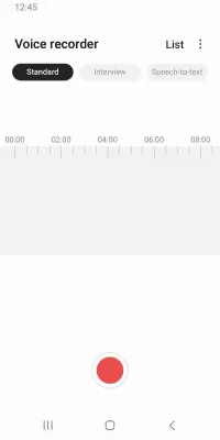 Скриншот приложения Samsung Voice Recorder - №1