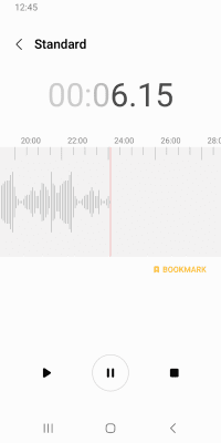 Скриншот приложения Samsung Voice Recorder - №2