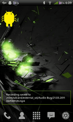 Скриншот приложения Audio Bug - Voice Recorder - №5