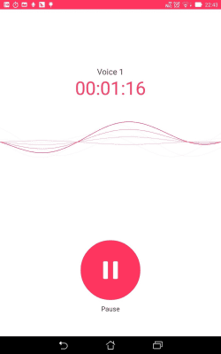 Скриншот приложения ASUS Sound Recorder - №4