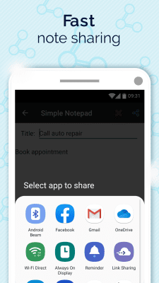 Скриншот приложения Простой блокнот - №4