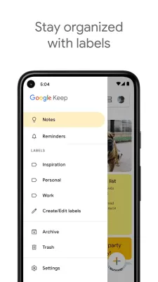 Скриншот приложения Google Keep - №5