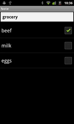 Скриншот приложения Заметки - №3