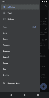 Скриншот приложения Simplenote Android - №4