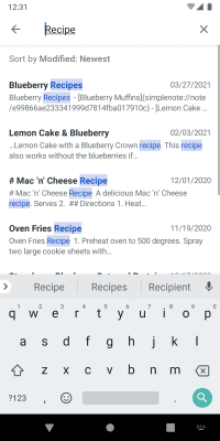 Скриншот приложения Simplenote Android - №5