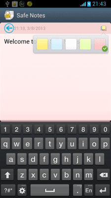 Скриншот приложения Safe Notes - №3