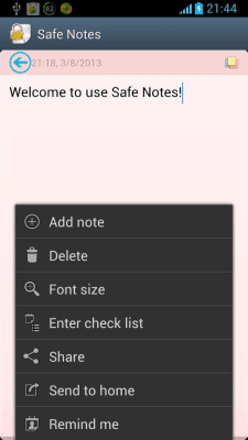 Скриншот приложения Safe Notes - №5