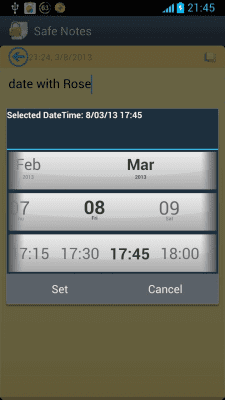 Скриншот приложения Safe Notes - №6