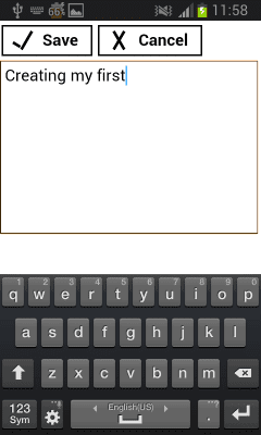 Скриншот приложения notes with password - №3