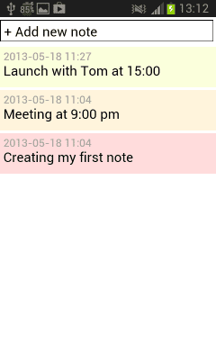 Скриншот приложения notes with password - №4