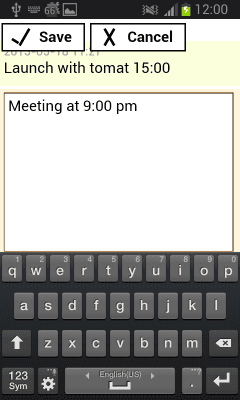Скриншот приложения notes with password - №5