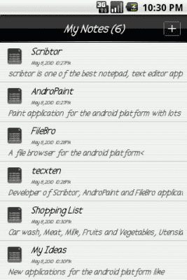Скриншот приложения Scribtor Notes - №2