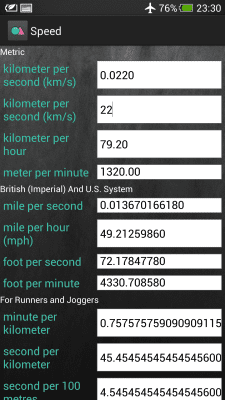 Скриншот приложения Конвертер Величин от xDevx - №6