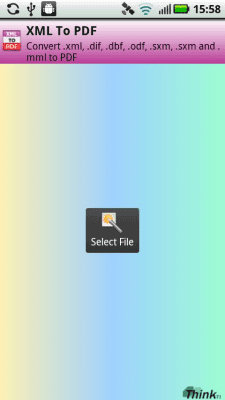 Скриншот приложения XML to PDF - №1