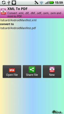Скриншот приложения XML to PDF - №4