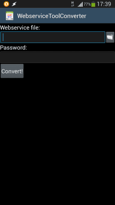 Скриншот приложения WebserviceTool Converter - №2