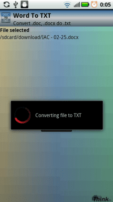 Скриншот приложения Word To TXT - №3