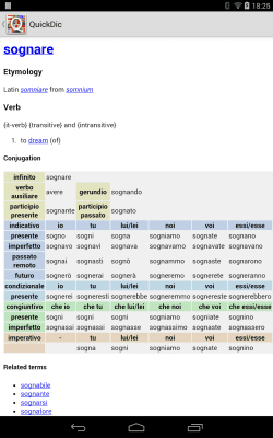 Скриншот приложения QuickDic Offline Dictionary - №7