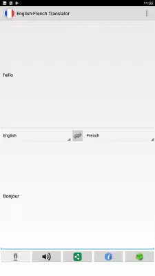 Скриншот приложения Французский переводчик - №2