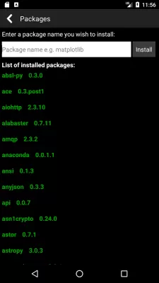 Скриншот приложения Python Programming Interpreter - №5
