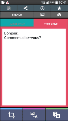 Скриншот приложения Текст Сканер Французский (OCR) - №2