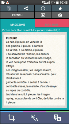Скриншот приложения Текст Сканер Французский (OCR) - №4
