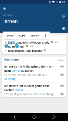 Скриншот приложения German English Dictionary & Translator - №2