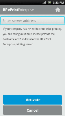 Скриншот приложения HP ePrint Enterprise (service) - №2