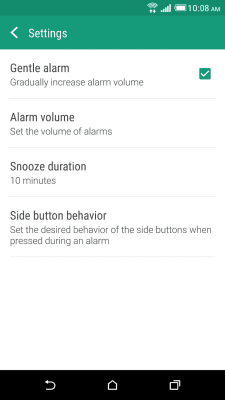 Скриншот приложения HTC Часы - №5