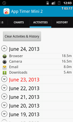 Скриншот приложения App Таймер Mini 2 - №5