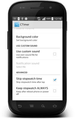 Скриншот приложения Таймер и Секундомер - №7