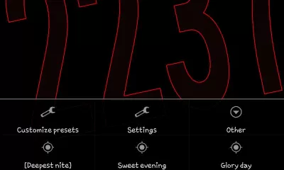 Скриншот приложения Big Night Clock - №4